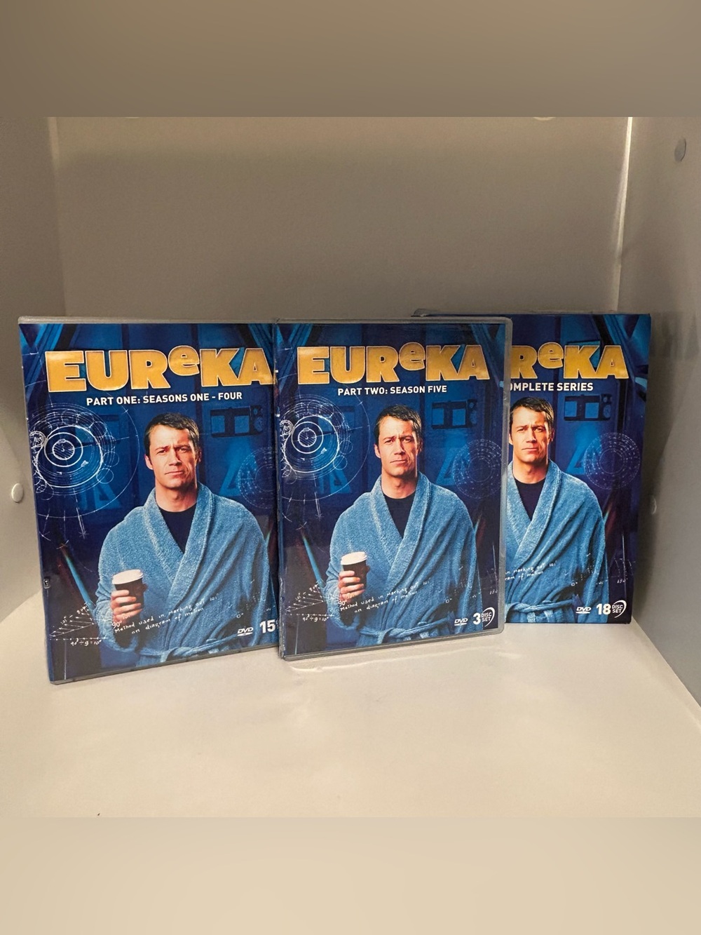 DVD Eureka Complete Series Season 1-5 ~ REGION 4 ~ Case/Box Damage ~ Syfy TV
